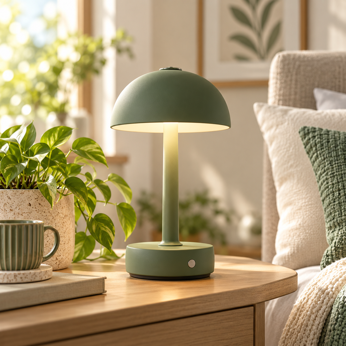 Green Table Lamp